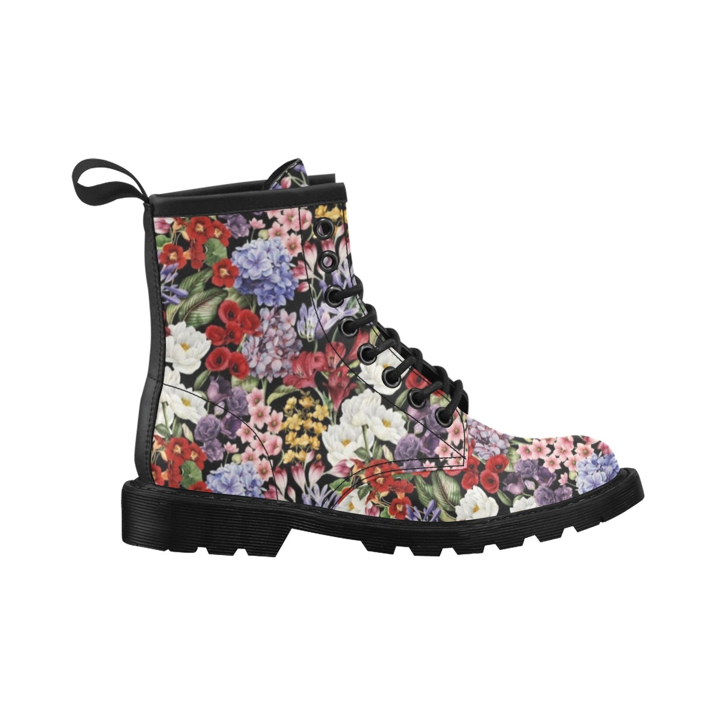 Summer Floral Pattern Print Design SF04 Women's Boots