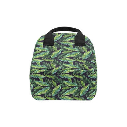 Tropical Flower Pattern Print Design TF06 Insulated Lunch Bag