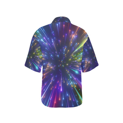 Celestial Rainbow Speed Light Women's Hawaiian Shirt