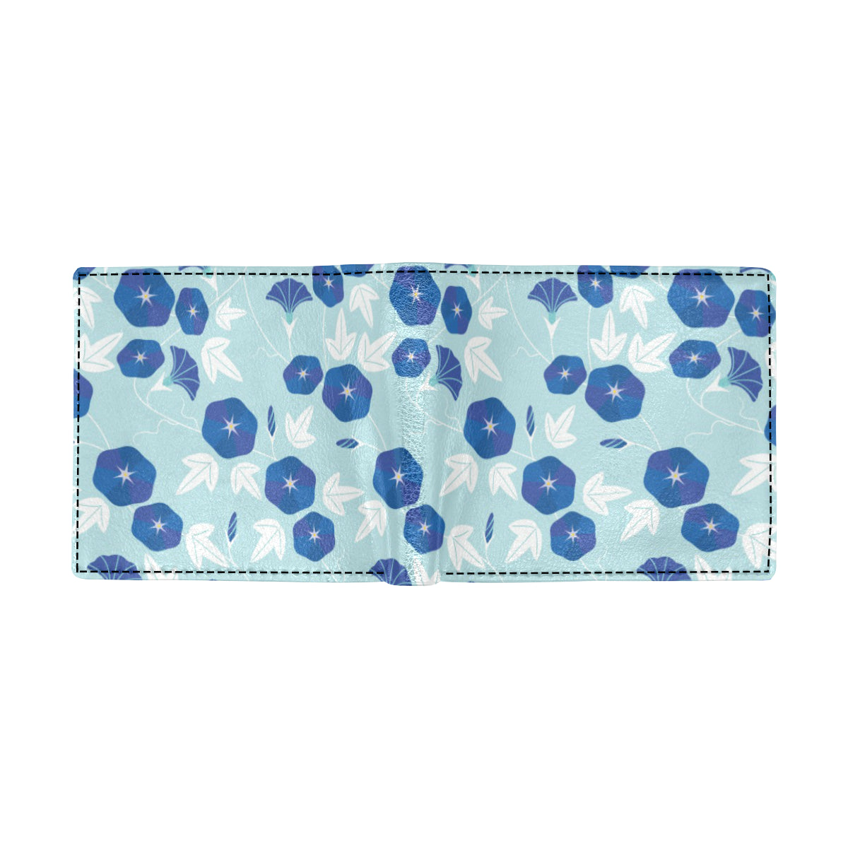 Morning Glory Pattern Print Design MG07 Men's ID Card Wallet