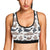 Sea Lion Pattern Print Design 02 Sports Bra