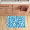 Dolphin Cute Print Pattern Kitchen Mat