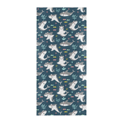 Shark Print Design LKS307 Beach Towel 32" x 71"