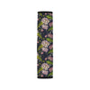 lotus Embroidered Pattern Print Design LO06 Car Seat Belt Cover