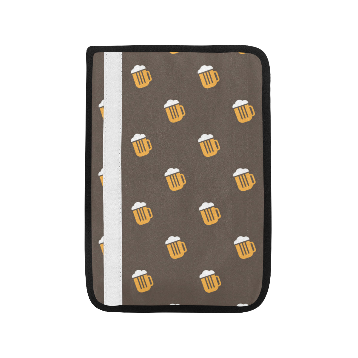 Beer Pattern Print Design 01 Car Seat Belt Cover