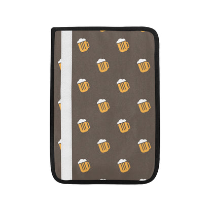 Beer Pattern Print Design 01 Car Seat Belt Cover