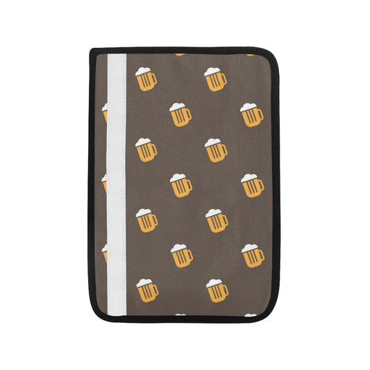 Beer Pattern Print Design 01 Car Seat Belt Cover