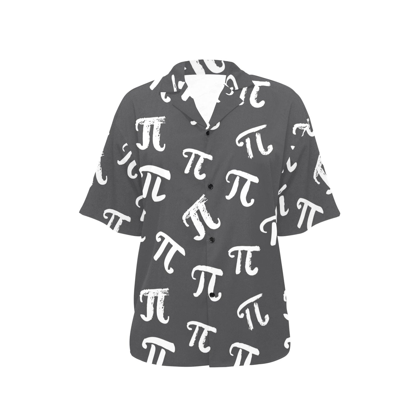 Pi Day Pattern Print Design A02 Women's Hawaiian Shirt