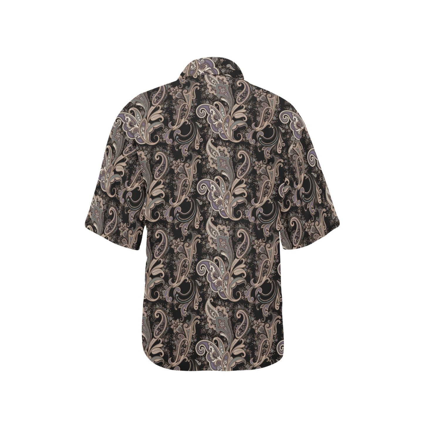 Paisley Mandala Design Print Women's Hawaiian Shirt