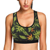 Bird Of Paradise Pattern Print Design BOP013 Sports Bra