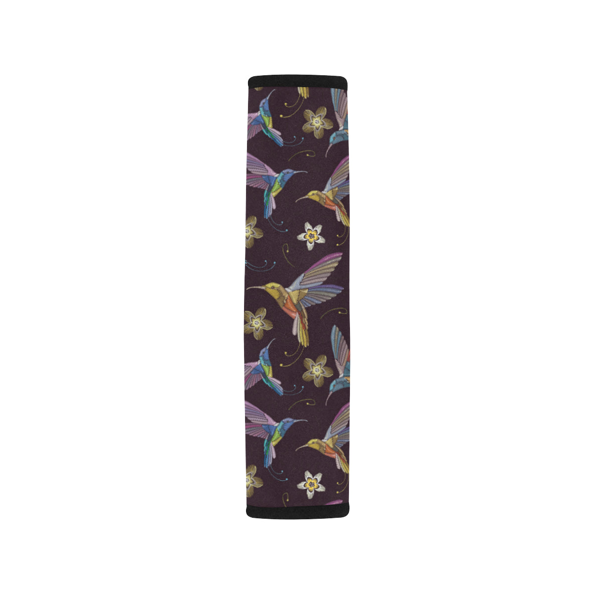 Hummingbird Pattern Print Design 04 Car Seat Belt Cover