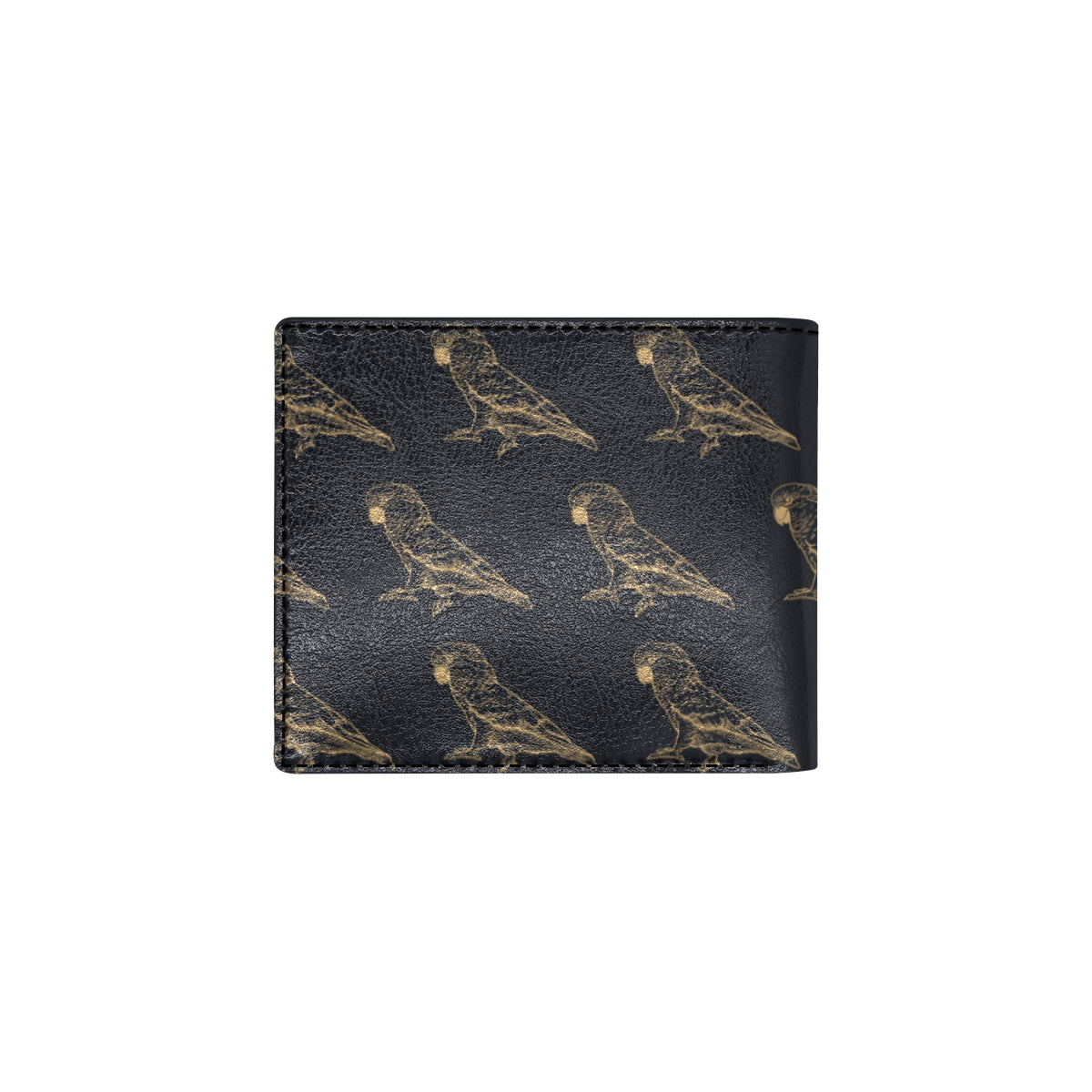Parakeet Pattern Print Design A04 Men's ID Card Wallet