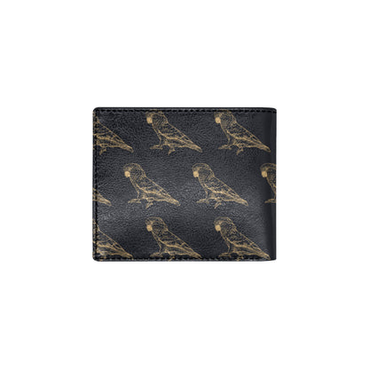 Parakeet Pattern Print Design A04 Men's ID Card Wallet