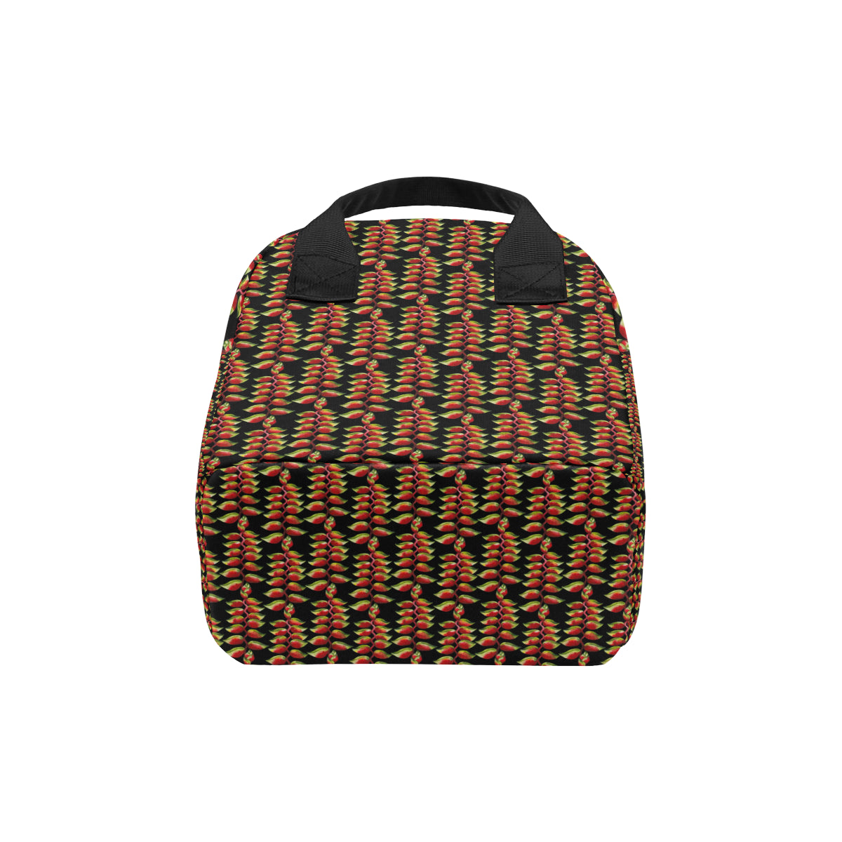 Heliconia Pattern Print Design HL05 Insulated Lunch Bag