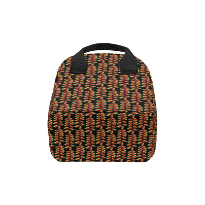 Heliconia Pattern Print Design HL05 Insulated Lunch Bag