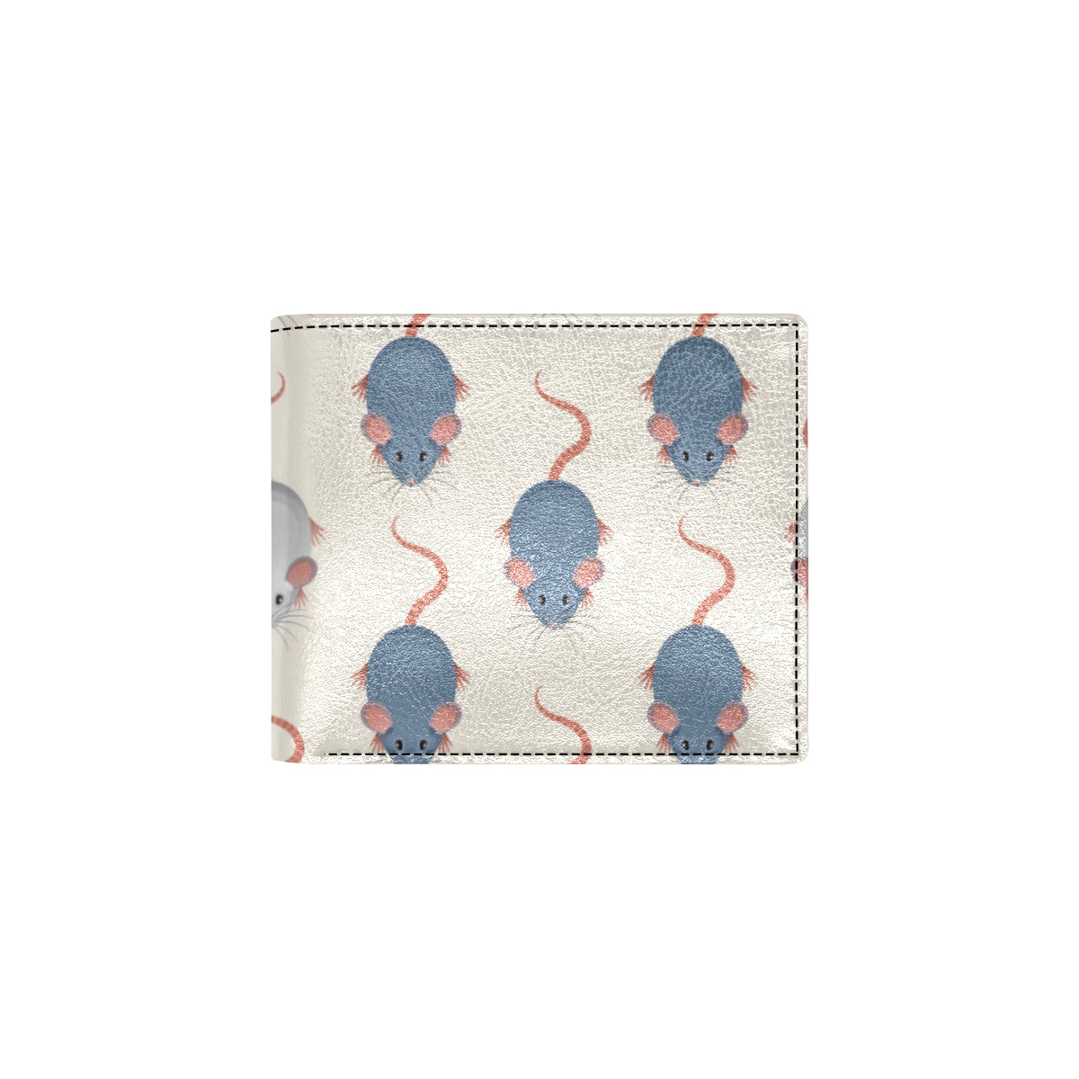 Rat Pattern Print Design 03 Men's ID Card Wallet