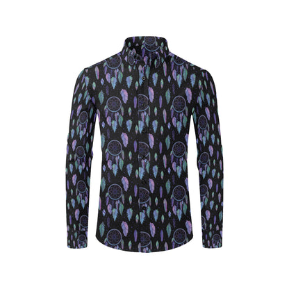 Dream Catcher Tribal Design Men's Long Sleeve Shirt