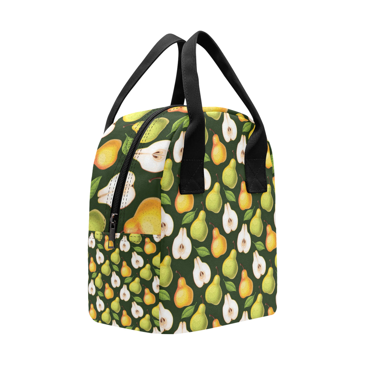 Pear Pattern Print Design PE06 Insulated Lunch Bag