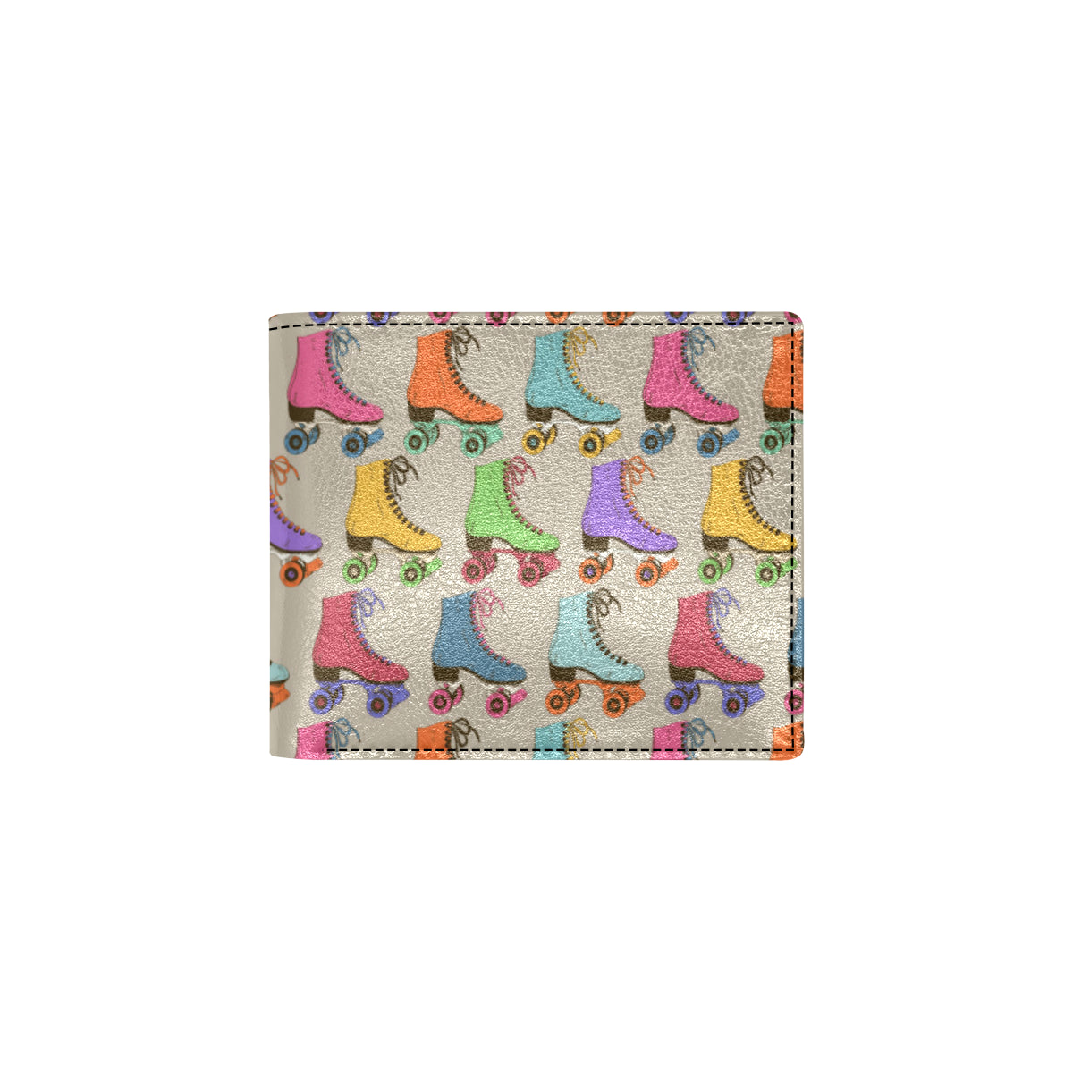 Roller skate Pattern Print Design A01 Men's ID Card Wallet