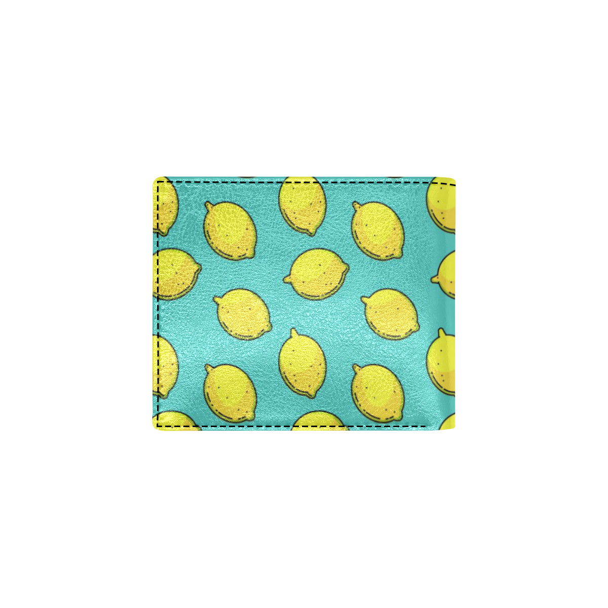 Lemon Pattern Print Design LM04 Men's ID Card Wallet