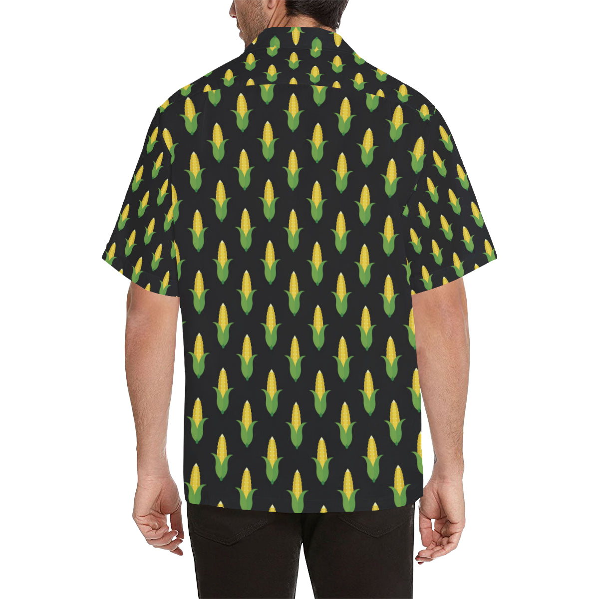 Corn Pattern Print Design 05 Men's Hawaiian Shirt