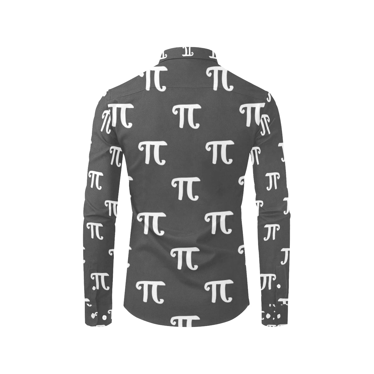 Pi Day Pattern Print Design A01 Men's Long Sleeve Shirt