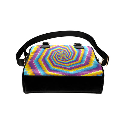 Optical illusion Pattern Print Design A04 Shoulder Handbag