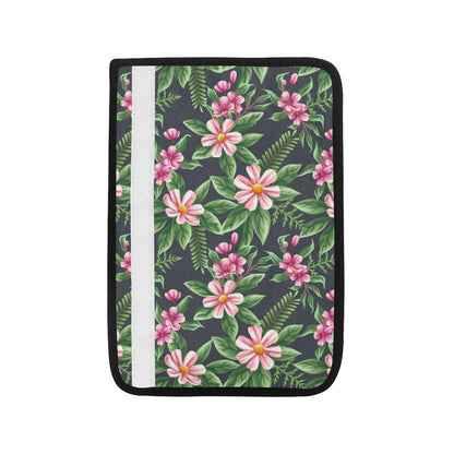 Summer Floral Pattern Print Design SF010 Car Seat Belt Cover