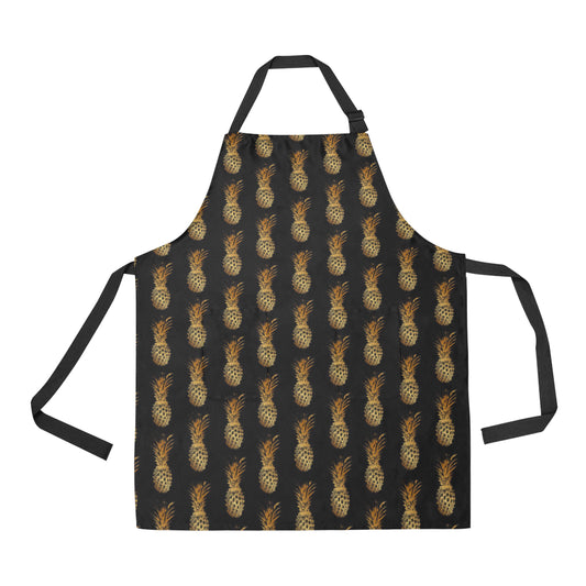 Pineapple Pattern Print Design A02 Apron with Pocket