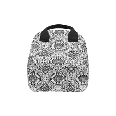 Polynesian Tribal Mask Insulated Lunch Bag