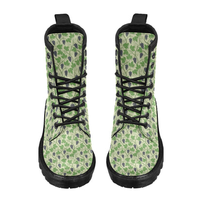 Wine Grape Thmed Print Women's Boots