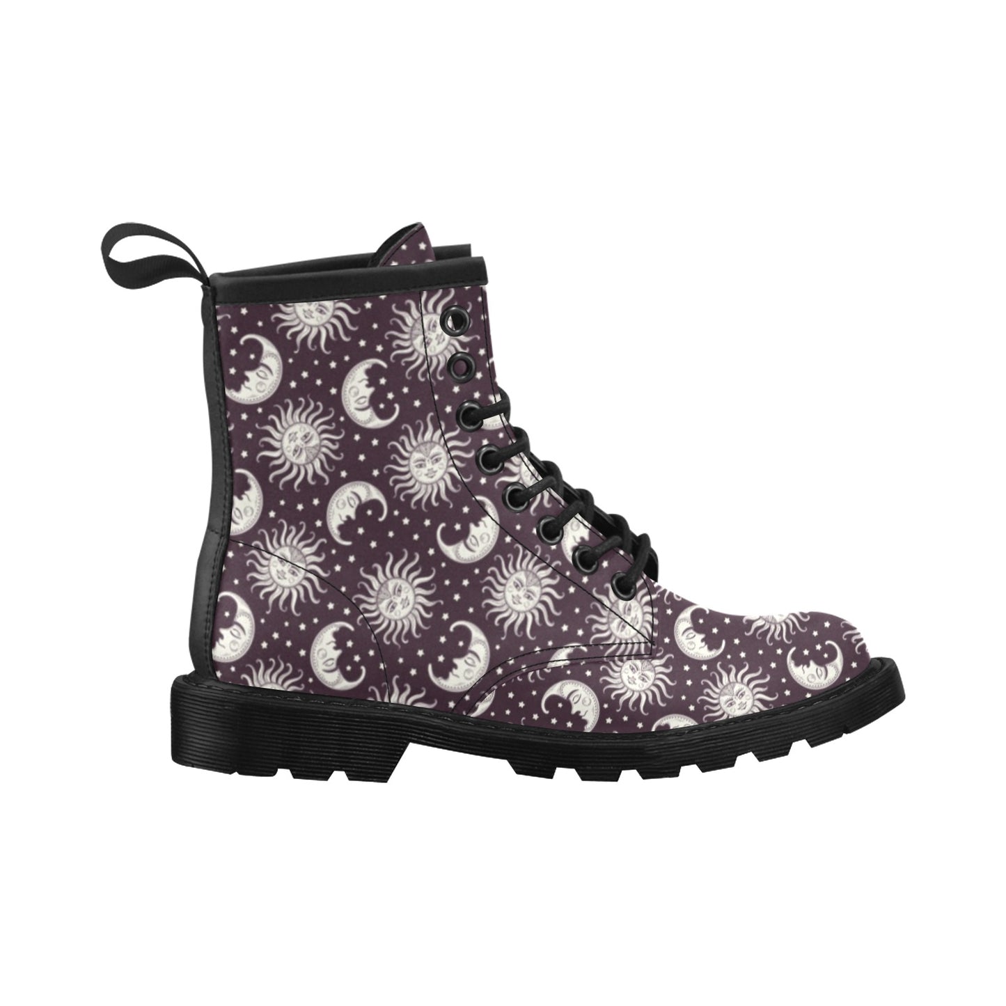 Sun Moon Face Women's Boots