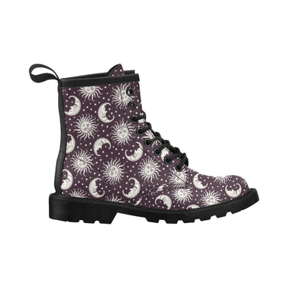 Sun Moon Face Women's Boots