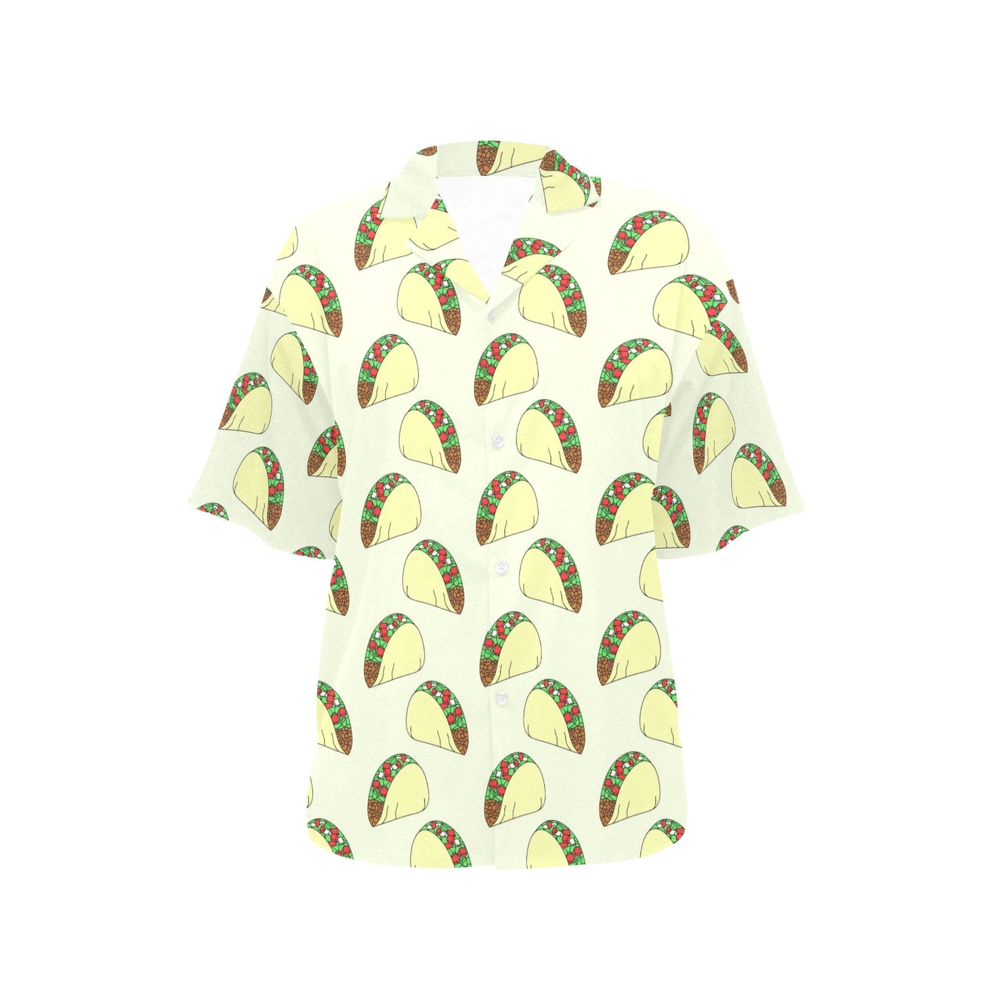 Taco Pattern Print Design TC05 Women's Hawaiian Shirt