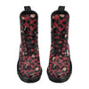 Cheetah Red Print Pattern Women's Boots