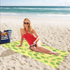 Spinach Print Design LKS302 Beach Towel 32" x 71"