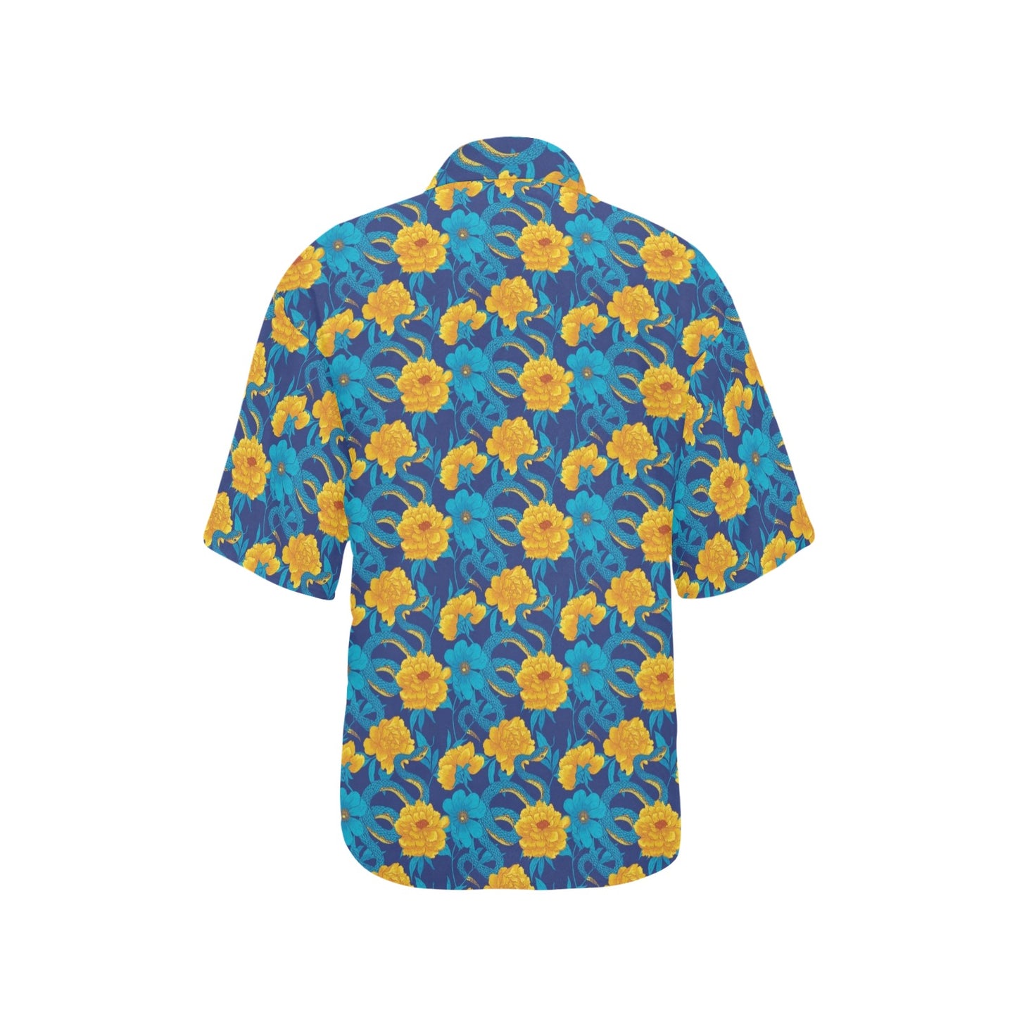 Boa Pattern Print Design 01 Women's Hawaiian Shirt