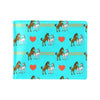 Horse Couple Love Print Design LKS309 Men's ID Card Wallet