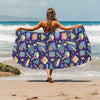 Geometric Print Design LKS401 Beach Towel 32" x 71"