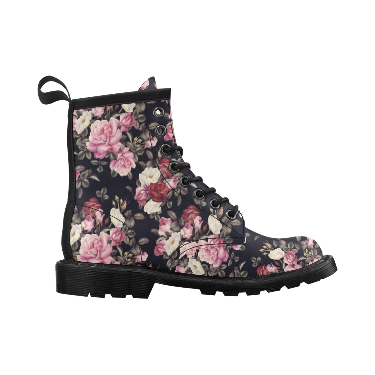 Rose Pattern Women's Boots