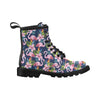 Flamingo Hibiscus Print Women's Boots