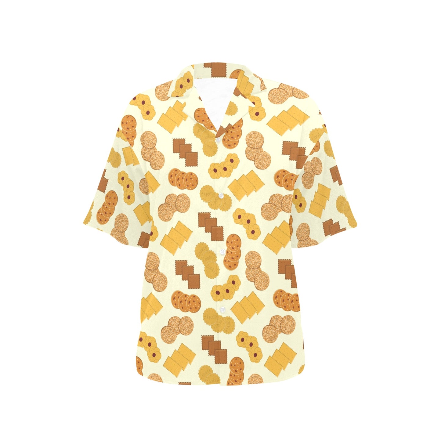 Cookie Pattern Print Design 06 Women's Hawaiian Shirt