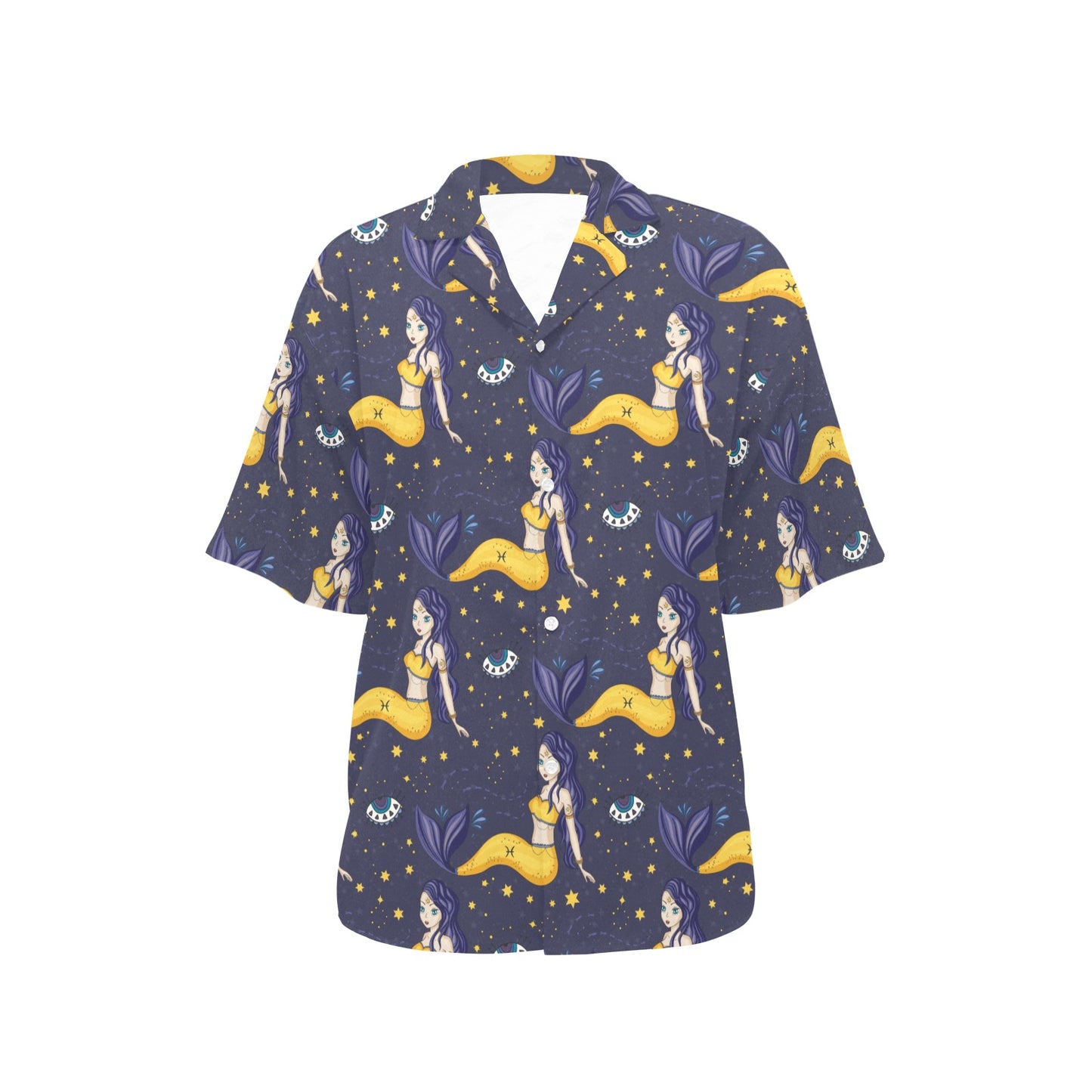 Pisces Pattern Print Design A04 Women's Hawaiian Shirt