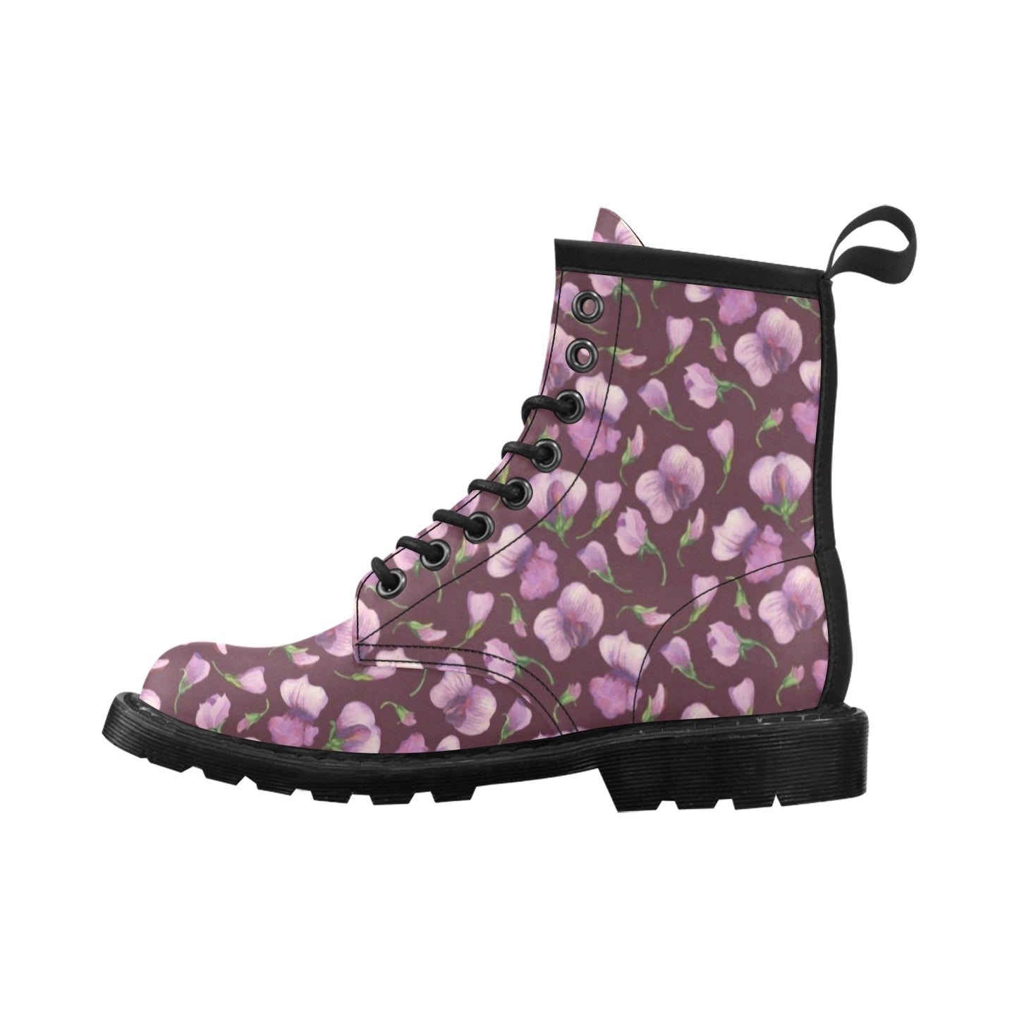 Peony Pattern Print Design PE010 Women's Boots