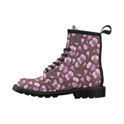 Peony Pattern Print Design PE010 Women's Boots