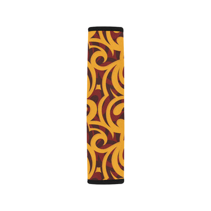 Maori Pattern Print Design 02 Car Seat Belt Cover