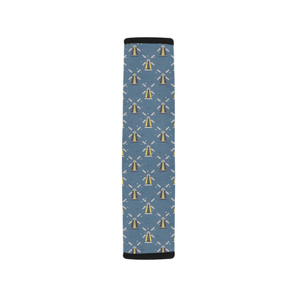 Windmill Pattern Print Design 03 Car Seat Belt Cover