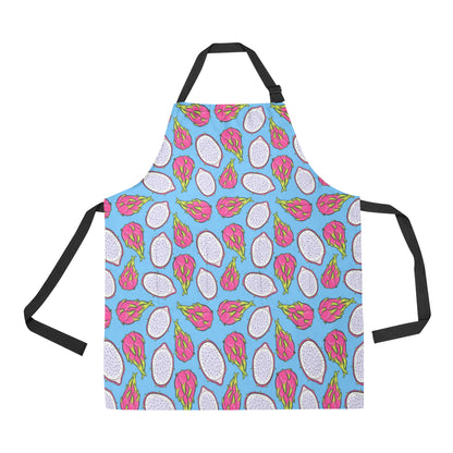Dragonfruit Pattern Print Design DF04 Apron with Pocket