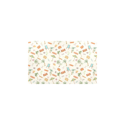Beach Themed Pattern Print Design 05 Kitchen Mat