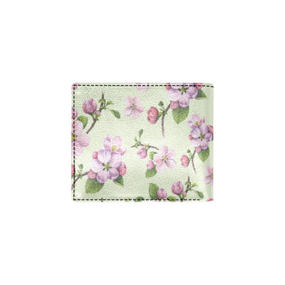 Apple blossom Pattern Print Design AB05 Men's ID Card Wallet